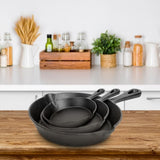 3 Skillet Bundle 6 inches and 8 inches with 10 inch Set of 3 Cast Iron Frying Pans Non-Stick Oven 45468273