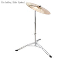 Straight Cymbal Stand Drum Hardware Percussion Mount Holder Gear Set Silver 22973420