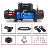 ZNTS X-BULL ELECTRIC WINCH 13000 LBS 12V SYNTHETIC BLUE ROPE UPGRADE W121843475