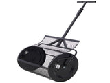 Peat Moss Spreader 36inch,Compost Spreader Metal Mesh,2 in 1 ATV and T shaped Handle for planting W46555824