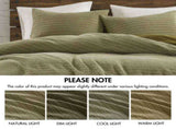 3PCS Full/Queen Waffle Washed Duvet Set B035P341118
