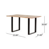 Dining Table, Black Natural, 31D x 55W x 30H in 68163.00