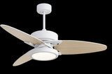 Light Pro 52 in. LED Indoor White Smart Ceiling Fan with Remote Control T3177P284009