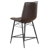 Brown Tufted Counter Height Stool B062P153530
