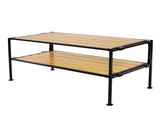 2-Tier Stackable 6-Pair Woodgrain Resin Slat Shelf Sturdy Metal Frame Shoe Storage Rack Organizer, 44565874