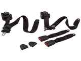 2Pcs 3 Point Retractable Seat Belts fits for Jeep Wrangler CJ YJ 1982-1995 Black 40266452
