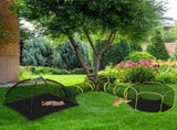 Outdoor Cat Enclosures Indoor Cats, 5 in 1 Portable Cat Play Tent with Tunnels and Cat Houses 09023201