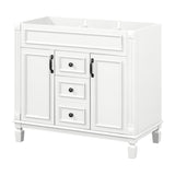 ZNTS 36'' Bathroom Vanity without Top Sink, Cabinet only, Modern Bathroom Storage Cabinet with 2 Soft WF305078AAK