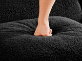 Ottoman Teddy Fabric-Black W714P357238