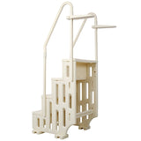 Pool Ladder Heavy-Duty 4 Safety Step for Above Ground Pools Stair Entry System with Handrails 400lbs W465133693