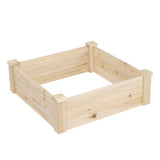 61*61*20cm Wooden Planting Frame Ground Type 70248866