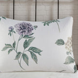 7 Piece Printed Seersucker Comforter Set with Throw Blanket Taupe/Blush Full/Queen B035P266669