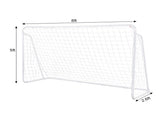 8' x 5' Soccer Goal Training Set with Net Buckles Ground Nail Football Sports 12147701