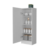 Miami Single Door Pantry, Four Shelves B128P148940