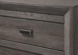 1pc Contemporary Five Drawers Chest Grayish Brown Driftwood Finish Rustic Finish Bedroom Wooden B011P234750