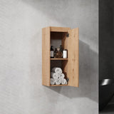12" Bathroom Side Cabinet,Soft Close Doors,Float Mounting Design, W999P196498