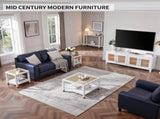Glass Entryway Table, 2-Tier Entry Way Console Entrance Table, 41"L Narrow Sofa Table with 74350138
