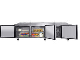 Orikool 93 IN Commercial Pizza Prep Table with a Built-in Refrigerator 30.8 Cu.Ft, Butcher Block W2095126428