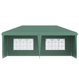 10' x 20' Pop Up Canopy party Tent with 4 Sidewalls , Green -AS Prohibited by 21422743