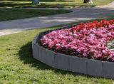 20 Pack Cobbled Stone Look Garden Edging, Flexible Interlocking PVC Landscape Edging, 16 FT No Dig 28864555