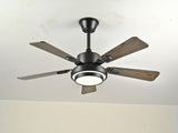 42" 5PCS Plywood Blades Ceiling Fan with LED Light 3000-6500K Dimmable,Quiet DC Motor Ceiling Fans 6 W3596P462052