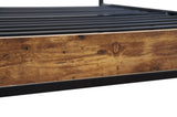 Twin Size metal bed Sturdy System Metal Bed Frame,Modern style and comfort to any bedroom,black W2297P241217