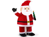 6FT Lighted Santa Christmas Yard Decorations, Pre-lit Pull Up Santa Waving Hand with 180 LED Warm 40320224