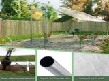 10 x 20 ftOutdoor Large Metal Chicken Run Coop with 1 piece of Waterproof Cover, Garden Backyard 22833669