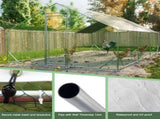 Large Metal Chicken Coop, Walk-in Chicken Run,Galvanized Wire Poultry Chicken Hen Pen Cage, Rabbits 85248762