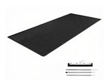 8 ft 6 in x 20 ft Containment Mat PVC Garage Floor Mat Non Slip with Cleaning Squeegee 15709168