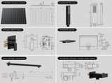 Male NPT Waterfall Tub and Shower Faucet Set, Suntisbo 10-Inch Matte Black Rain Shower SystemUnable 06639859
