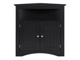 sideboard cabinet,corner cabinet,Bathroom Floor Corner Cabinet with Doors and Shelves, Kitchen, W487P352446
