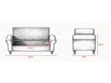 50 Inch End of Bed Storage , Button Tufted Bench with Rolled Arms & Wood Legs 62380519