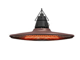 1500W Infrared Outdoor Heater with Remote Control Brown 49991775
