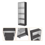Sutton Bookcase with Tier Storage Shelves B128P176168