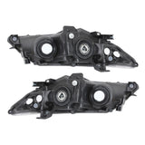 Headlights Black Housing Amber Corner Left Right Pair for 2012-2014 Toyota Camry 49896370