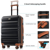 Hardshell ABS Luggage Set - Lightweight & Durable Suitcases with Dual Spinner Wheels, Carry-On & N730P262653B