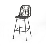 Sawtelle Outdoor Wicker Barstools 65481.00GRY