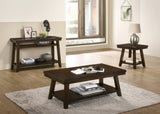 ZNTS Rectangular End Table In Dark Espresso SR016382