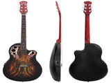 41 inch Full-Size Cutaway Acoustic-Electric Guitar Grape Voice Hole Spruce Top 96459491