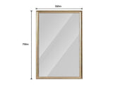 70" x 32" Gold Full Length Floor Mirror with PS Frame, Large Wall Mounted or Leaning Body Mirror for W2071P484407