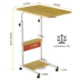 C Side Table Laptop Table Small Slim Snack Side Table for Couch Bed Sofa for Small Spaces Living 26229631