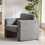 33"Corduroy Fabric Single Sofa, Modern Lounge Chairs Single Sofa with Support Pillow , for W834P171870