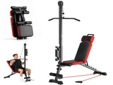 Multi-Functional Weight Bench with Pulley System and Adjustable Backrest 18864909