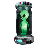 8.2FT Tall Halloween Inflatable Outdoor Decoration, Blow Up UFO with Alien Halloween Decor with 36090096