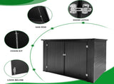 Outdoor Storage Shed, Outdoor Storage Cabinet, Lockable Outdoor Storage Box for Garbage Cans, Lawn 61678388