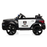 ZNTS 12V Kids Police Ride On Car Electric Cars 2.4G Remote Control, LED Flashing Light, Music & Horn. 80051466