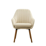 Tuchico Contemporary Fabric Accent Chair, Tan T2574P164259