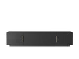 TV Stand with 16 Color LEDs,68" Modern Stand, Cabinet Entertainment Center for 55 60 65 Inch W1321P452903