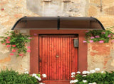 Outdoor Overhang Awning for Sunlight Rain Snow Wind Protection 82845059